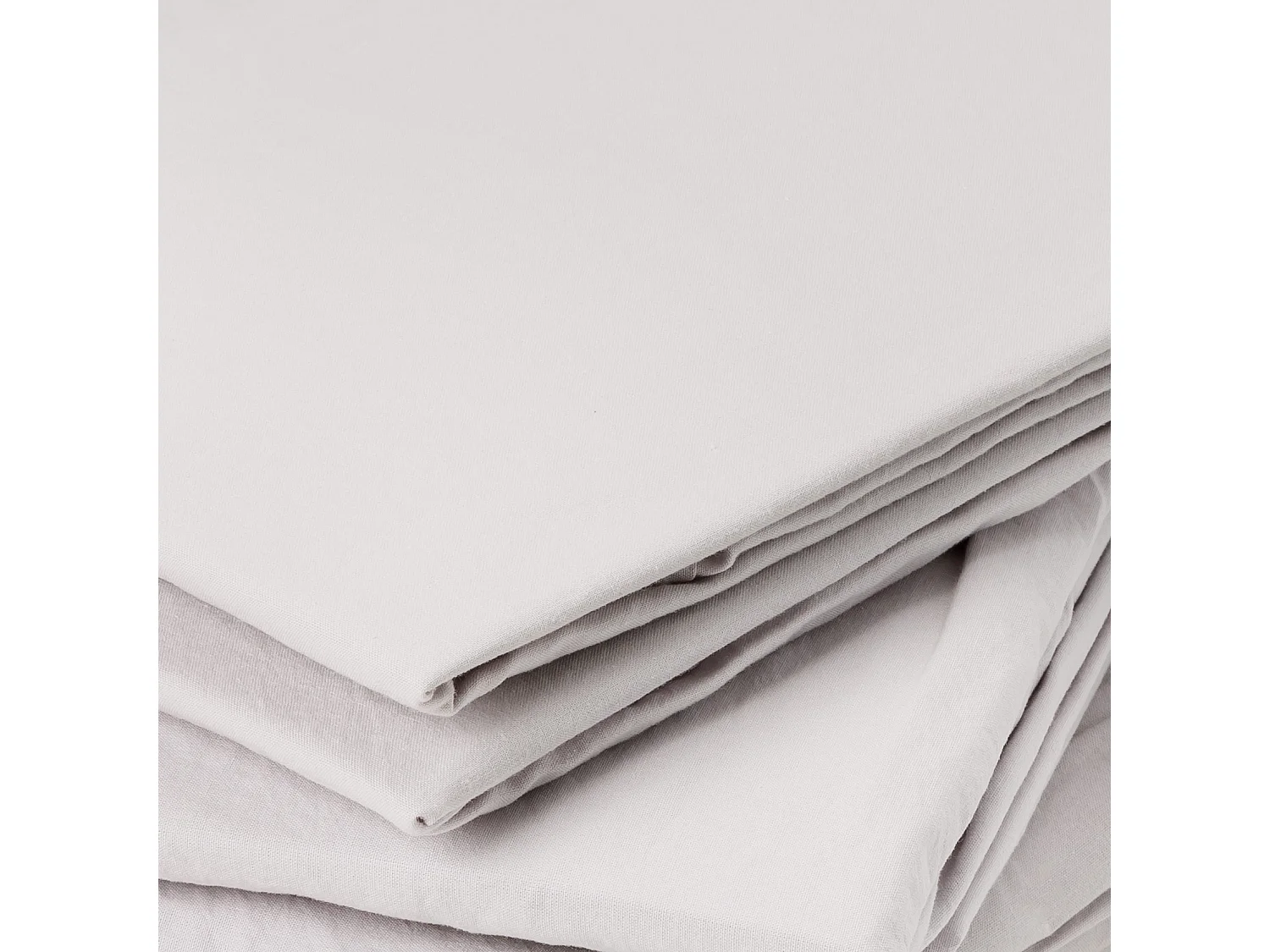 Taie d'oreiller en coton lavé