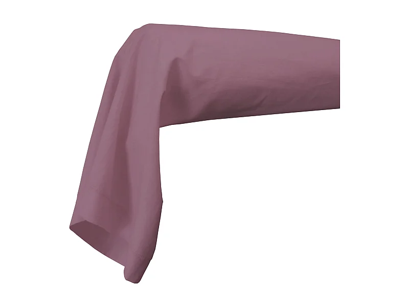 Taie de Traversin Unie en 100% Coton