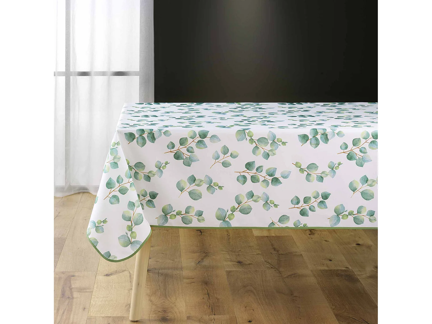Nappe rectangle impression florale
