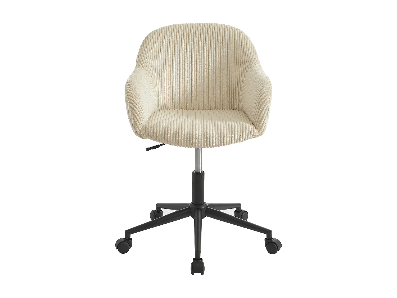 Silla de oficina - Pana - Crema - MARENZIA