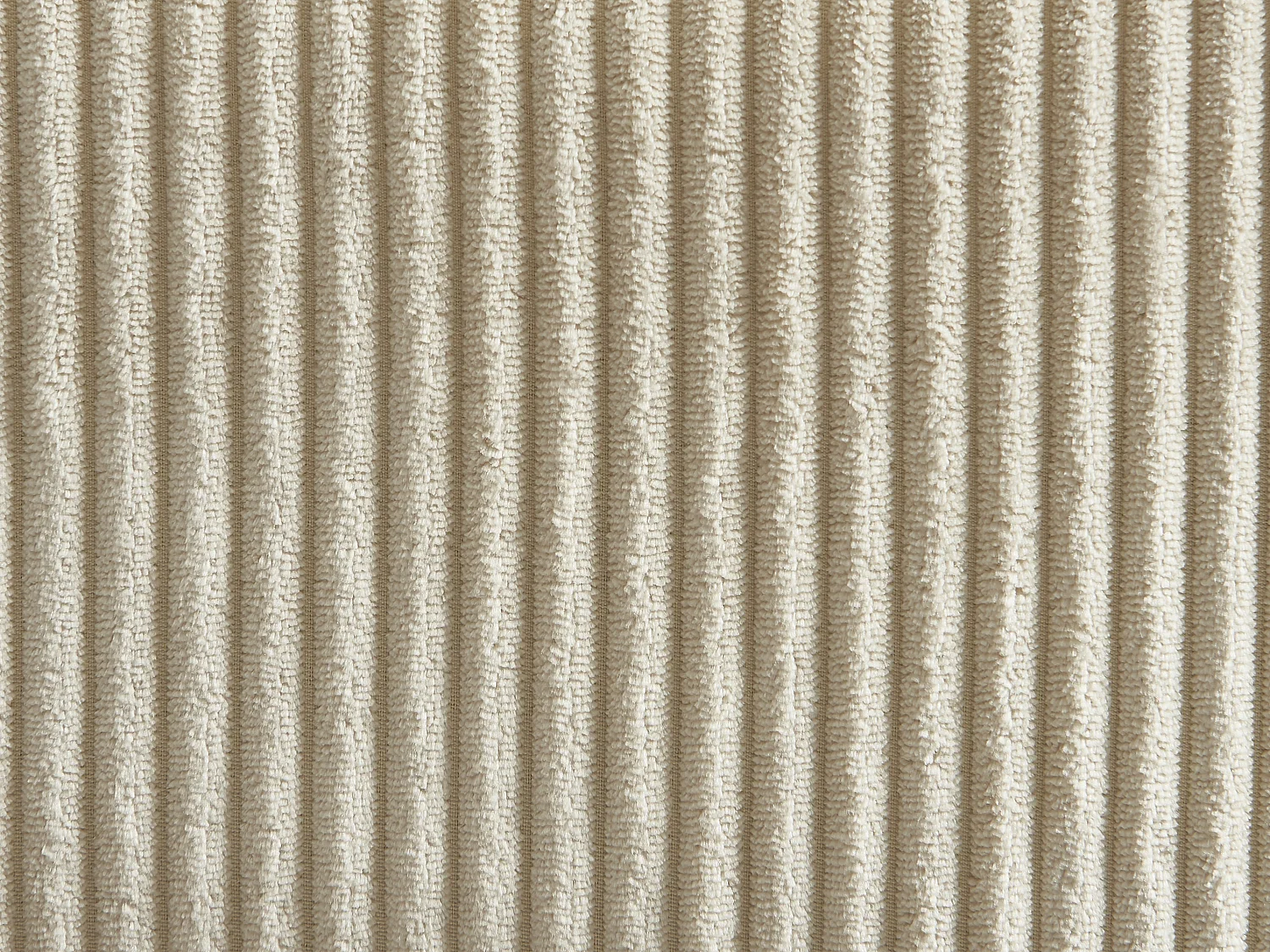 Chaise de bureau - Velours côtelé - Crème - MARENZIA