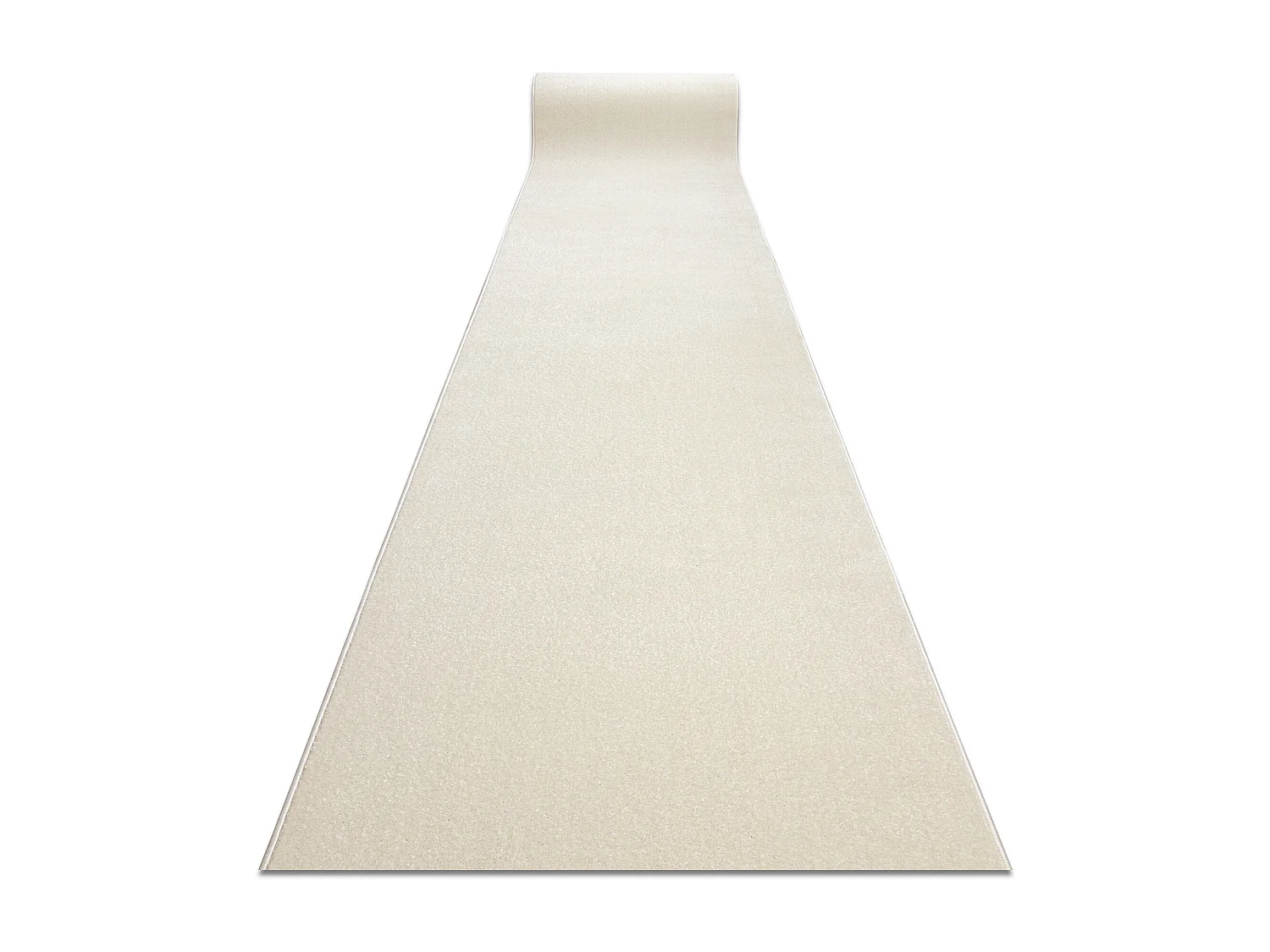 Jednolity chodnik KARMEL Gładki, jednokolorowy biały 60 cm 60x830 cm