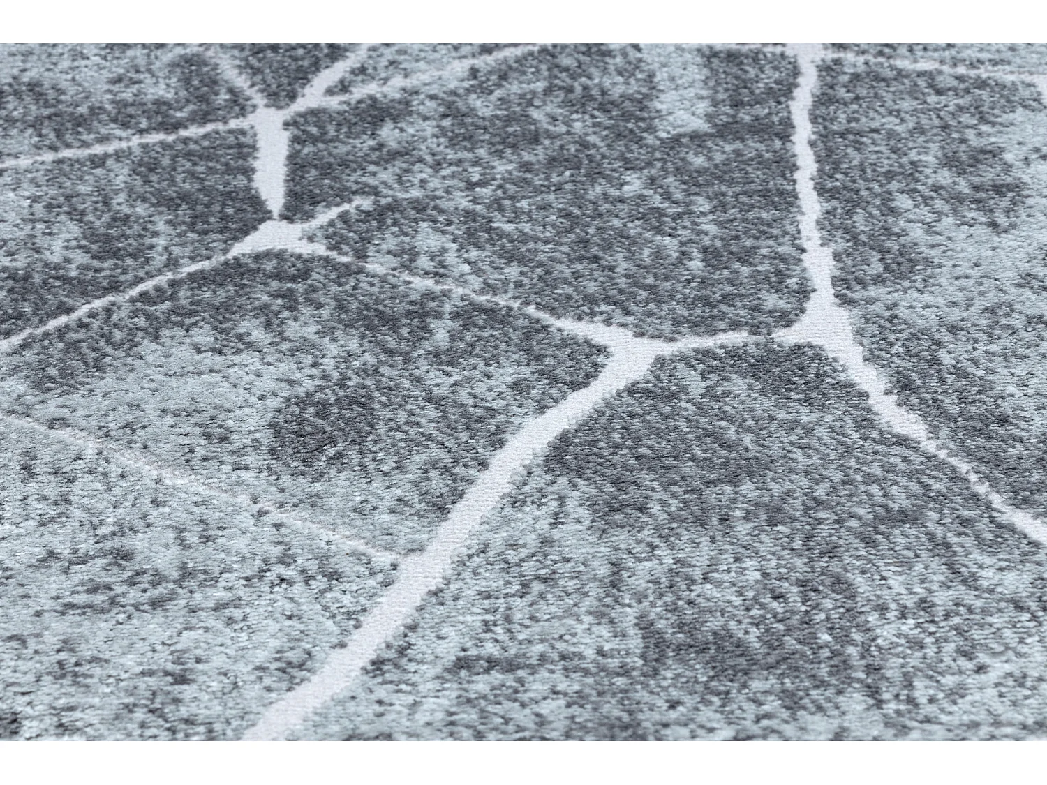 Alfombra de pasillo Structural MEFE 2783 Mármol dos niveles de velló 150x950 cm