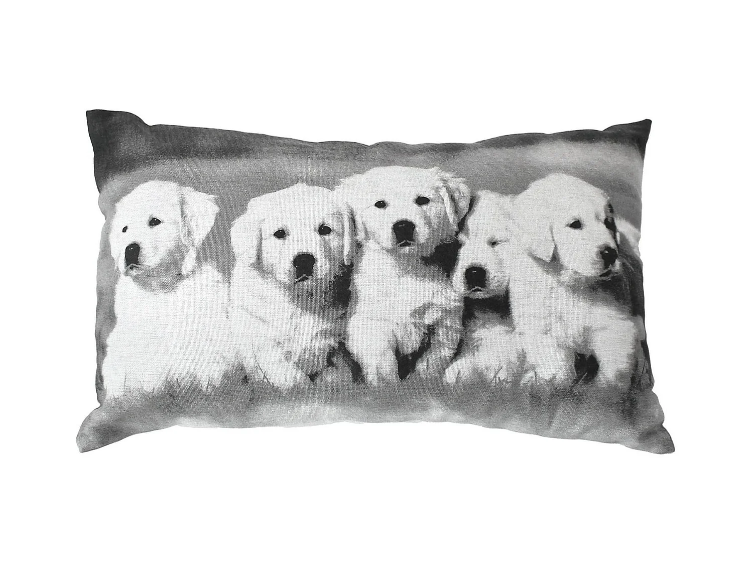 Coussin déhoussable en coton recyclé
