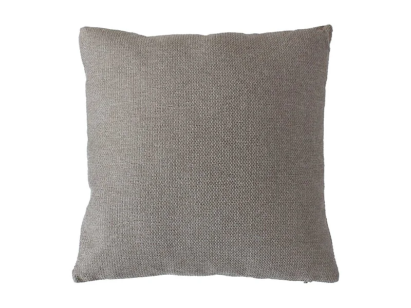 Coussin Déco en Velours "Lagarta" 40x40cm Taupe
