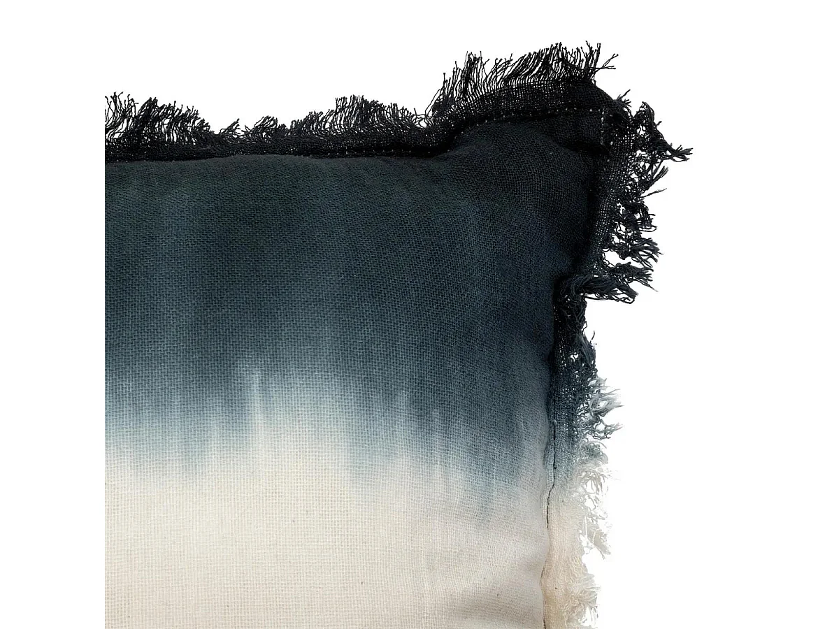 Coussin Déco Tie and Tye "Inuit Dreams" 40x40cm Bleu