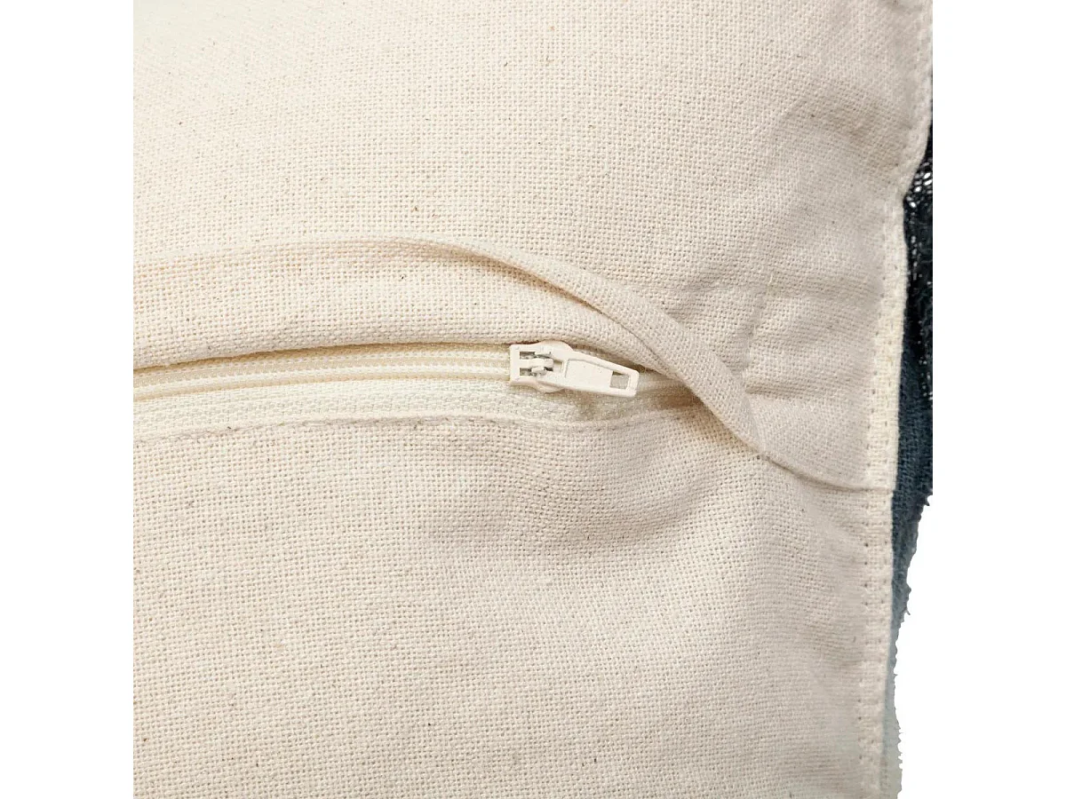 Coussin Déco Tie and Tye "Inuit Dreams" 40x40cm Bleu