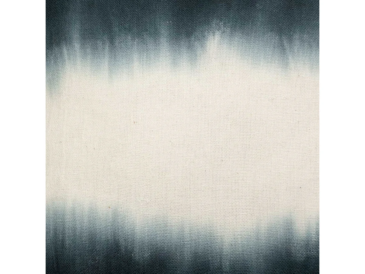 Coussin Déco Tie and Tye "Inuit Dreams" 40x40cm Bleu