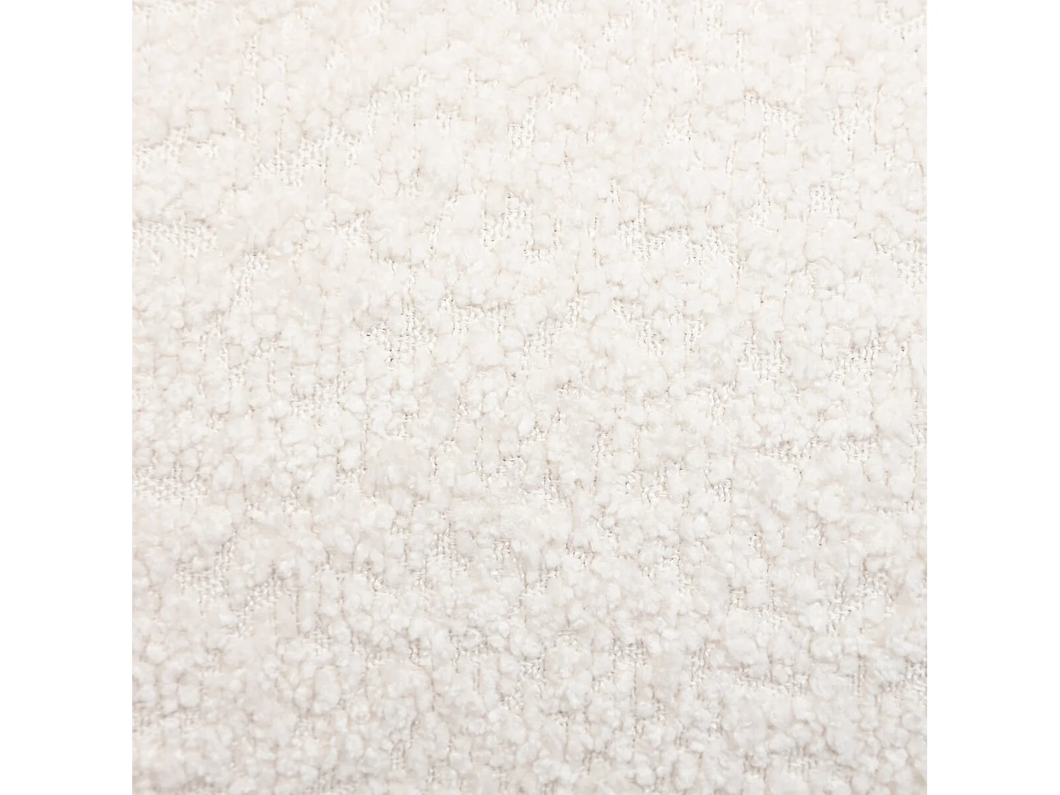 Coussin Déco Bouclette "Soana" 30x50cm Ivoire