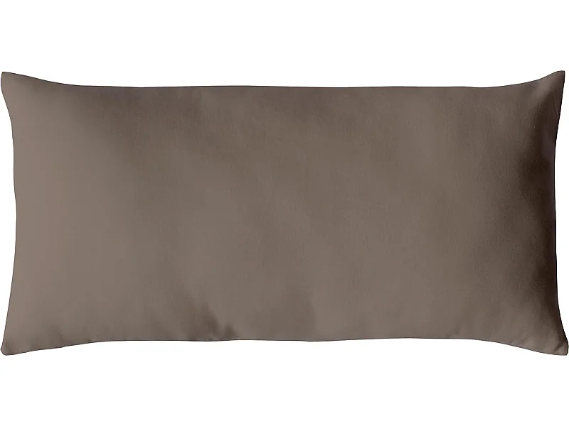 Coussin Déco Uni "Panama" 30x50cm Vison