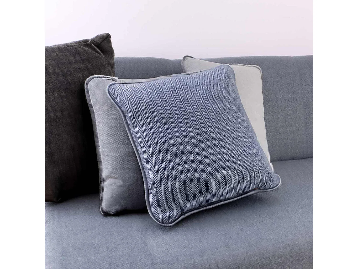 Coussin d'ameublement à chevrons