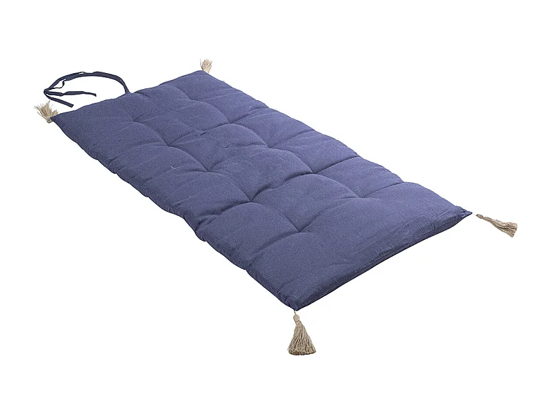 Matelas de Sol Futon Repliable "Panama" 60x120cm Gris Foncé