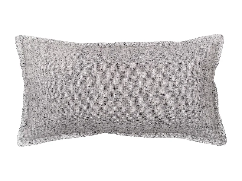 Cojín rectangular en algodón cepillado
