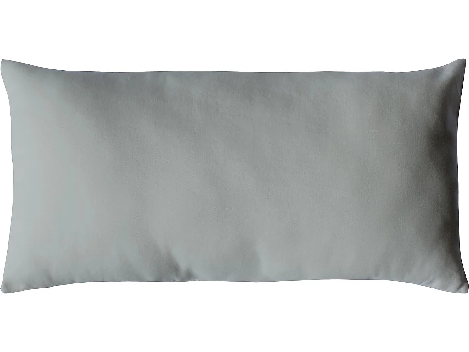Coussin Déco Uni "Panama" 30x50cm Gris Clair
