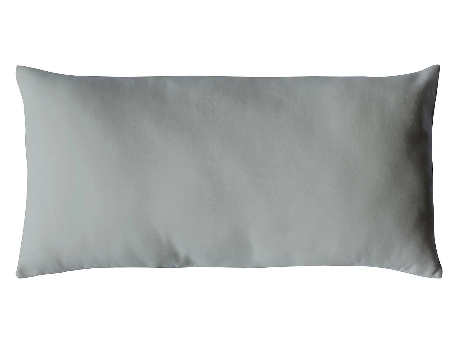 Coussin Déco Uni "Panama" 30x50cm Gris Clair