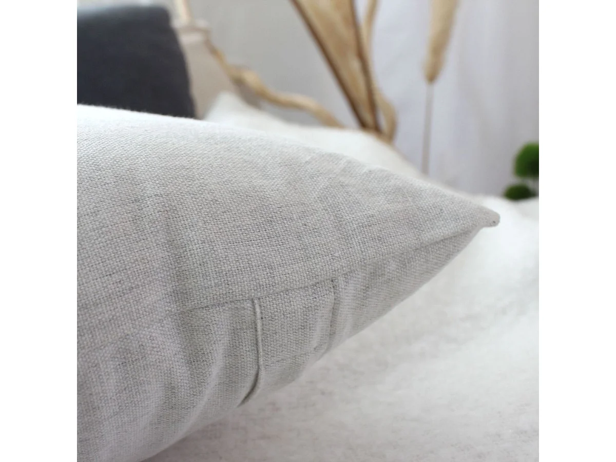 Cojín desenfundable de algodón reciclado