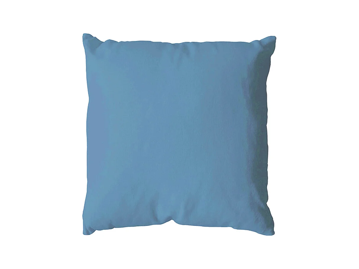 Coussin déhoussable uni en coton