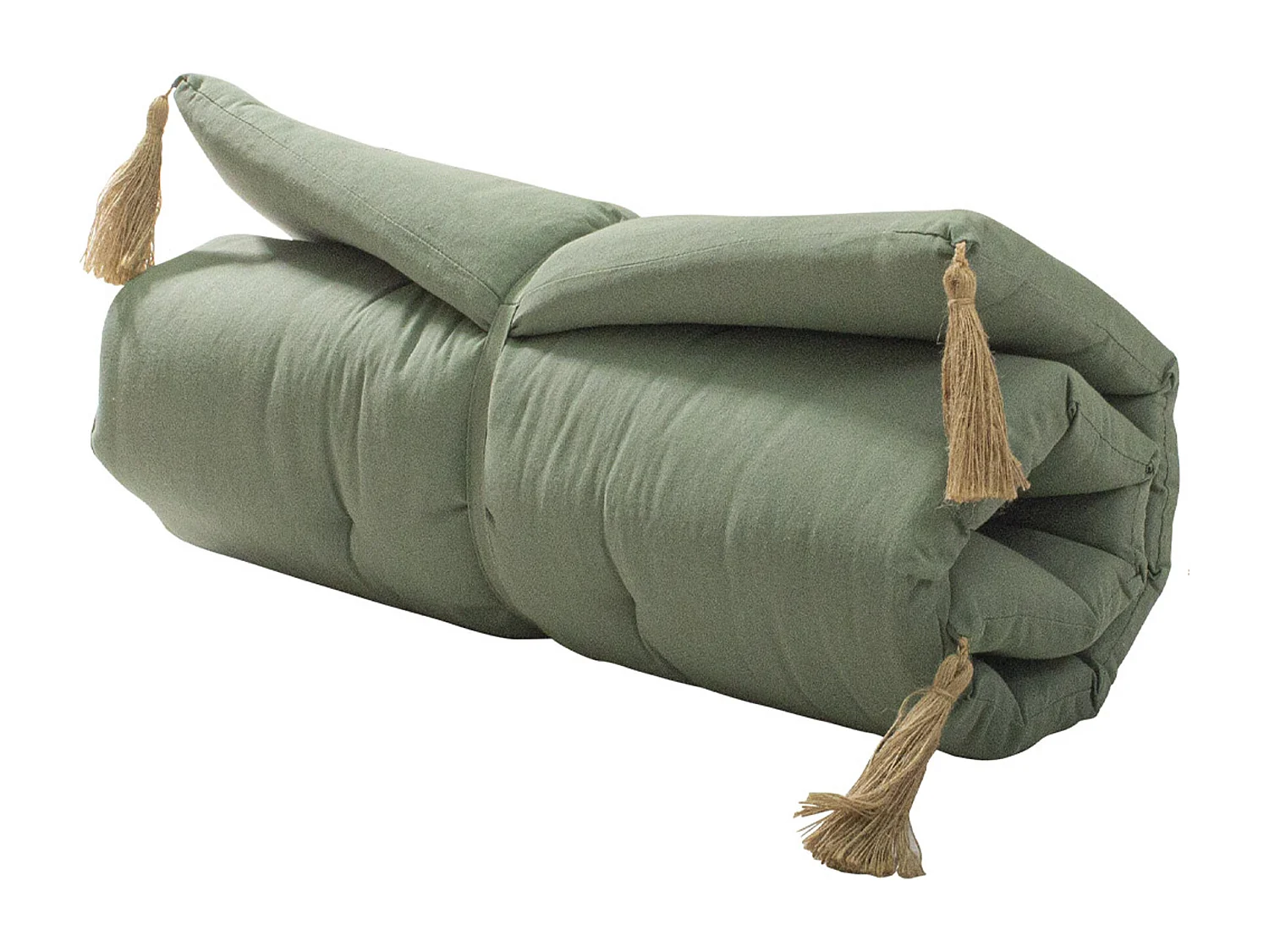 Matelas de Sol Futon Repliable "Panama" 60x120cm Gris Clair