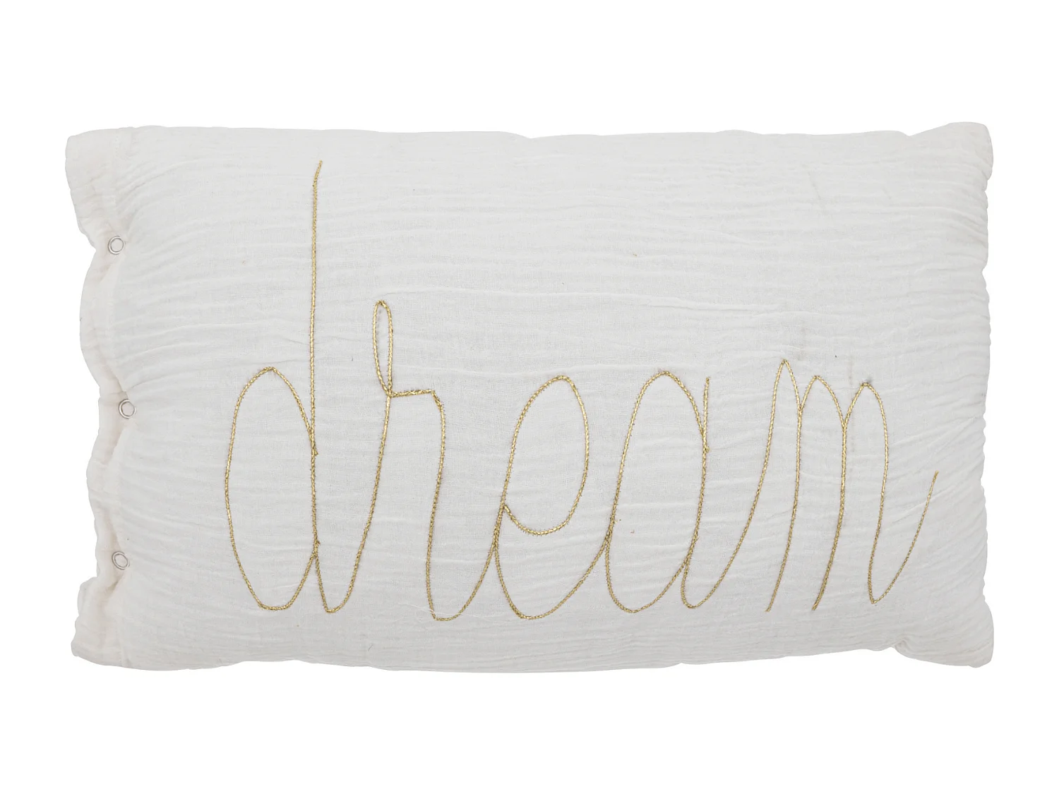 Coussin Déco "Lili" 30x50cm Blanc