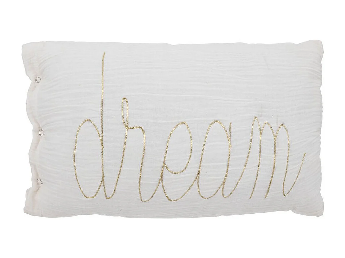 Coussin Déco "Lili" 30x50cm Blanc