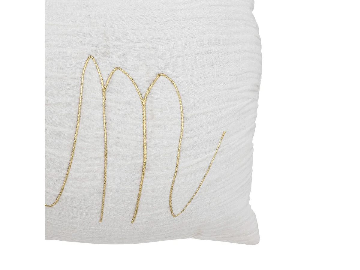 Coussin Déco "Lili" 30x50cm Blanc