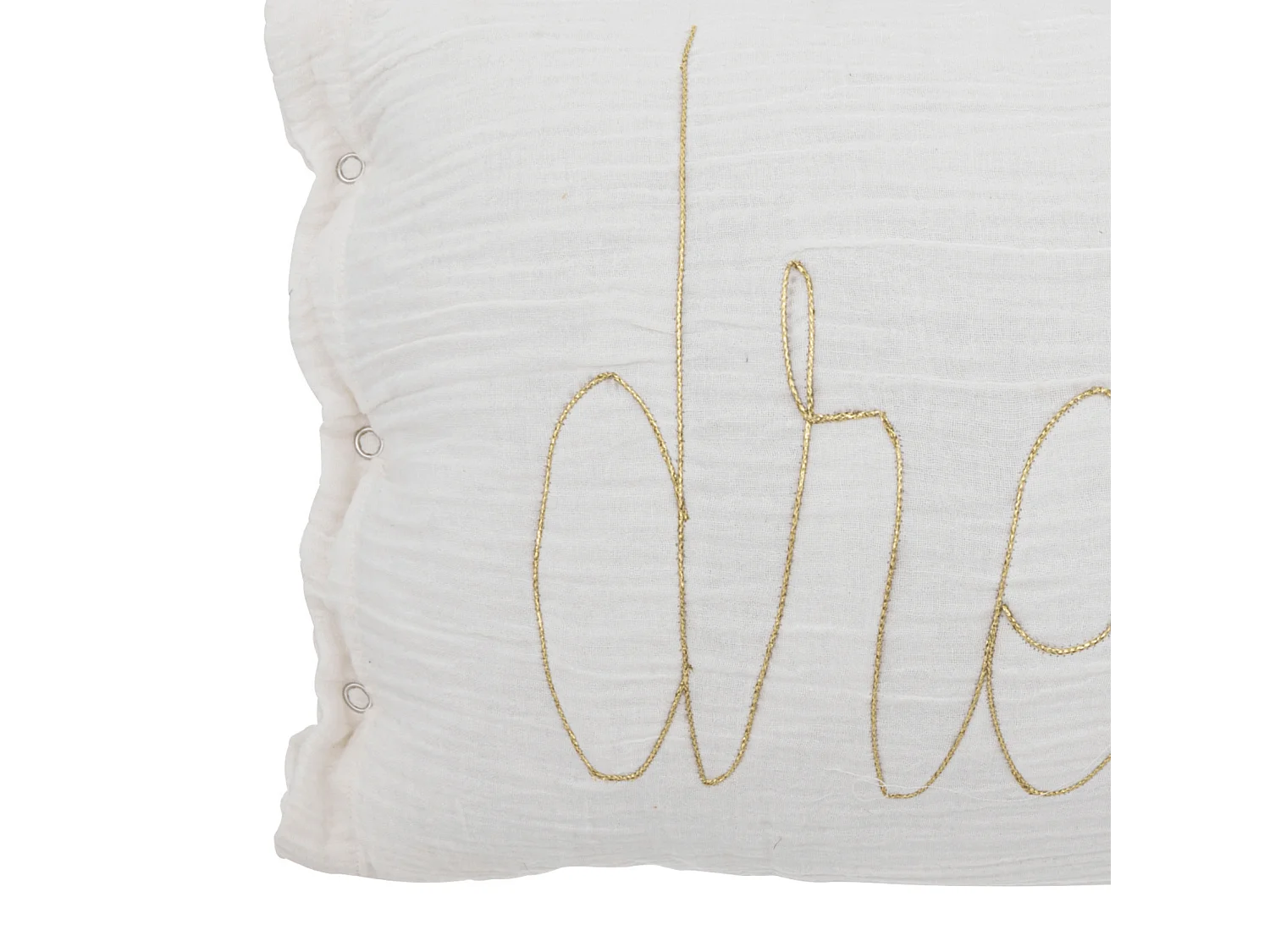 Coussin Déco "Lili" 30x50cm Blanc