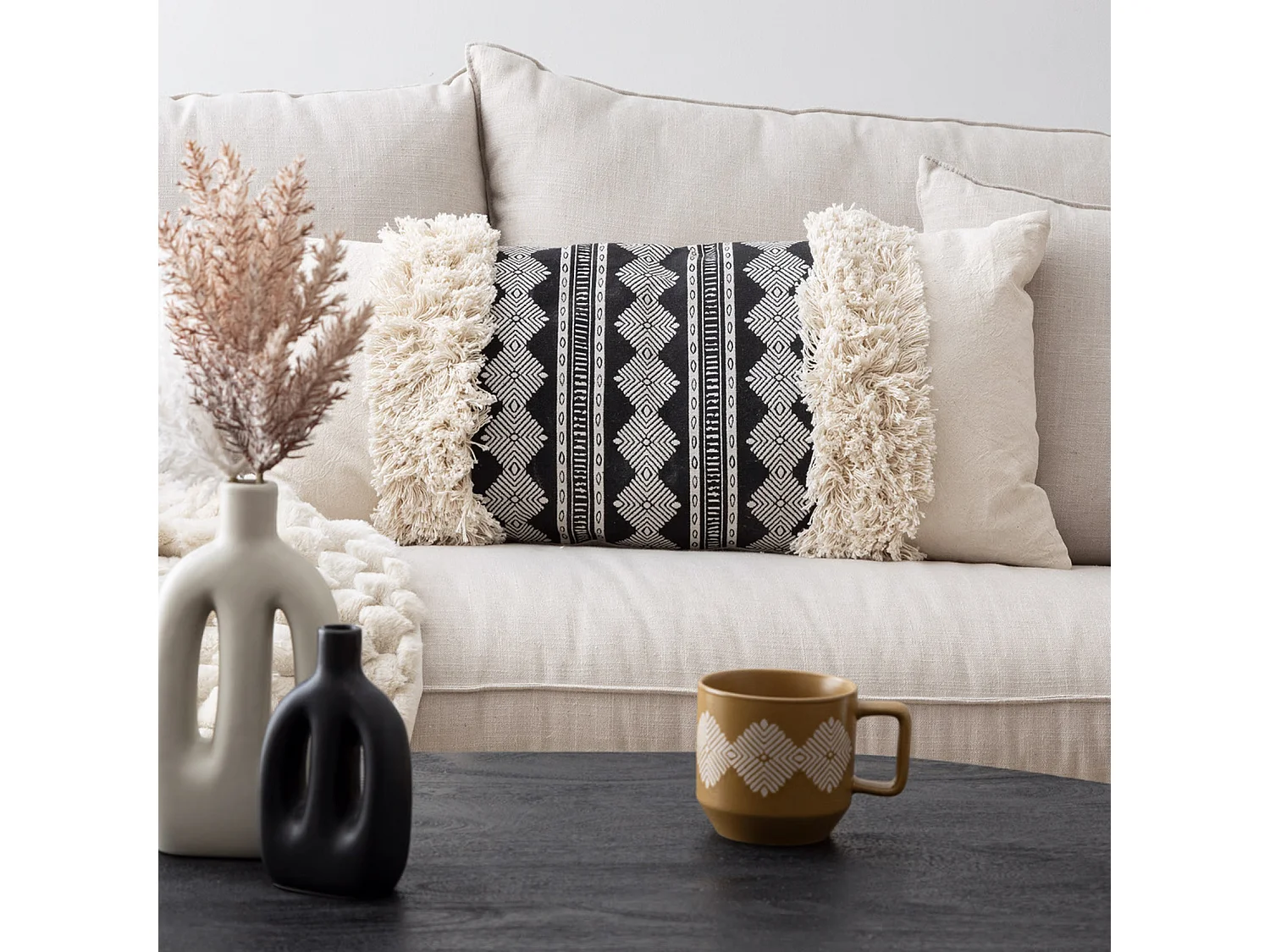 Cojín jacquard inuit