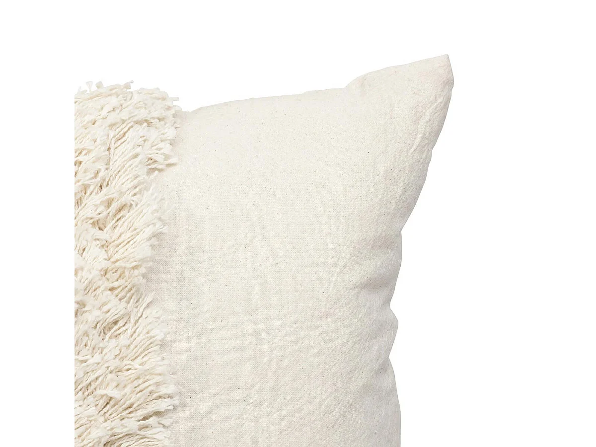 Coussin Déco Jacquard "Inuit Dreams" 35x75cm Ivoire