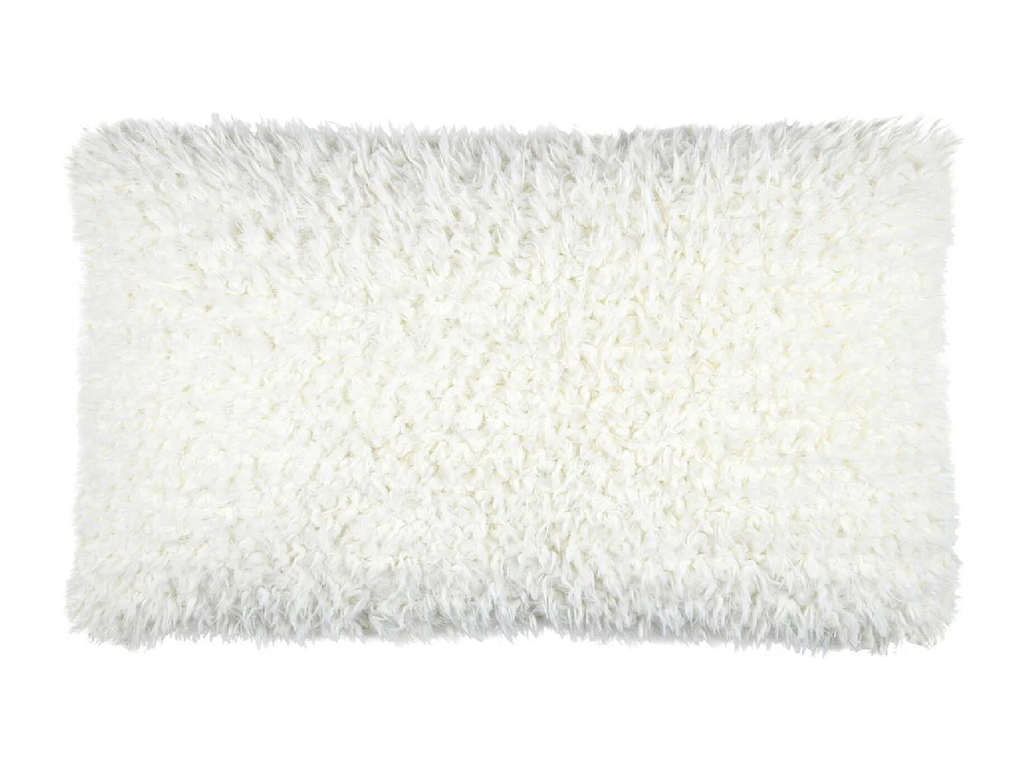 Cojín rectangular imitación piel de oveja