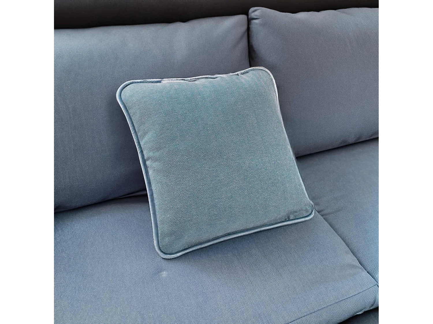 Coussin d'ameublement à chevrons