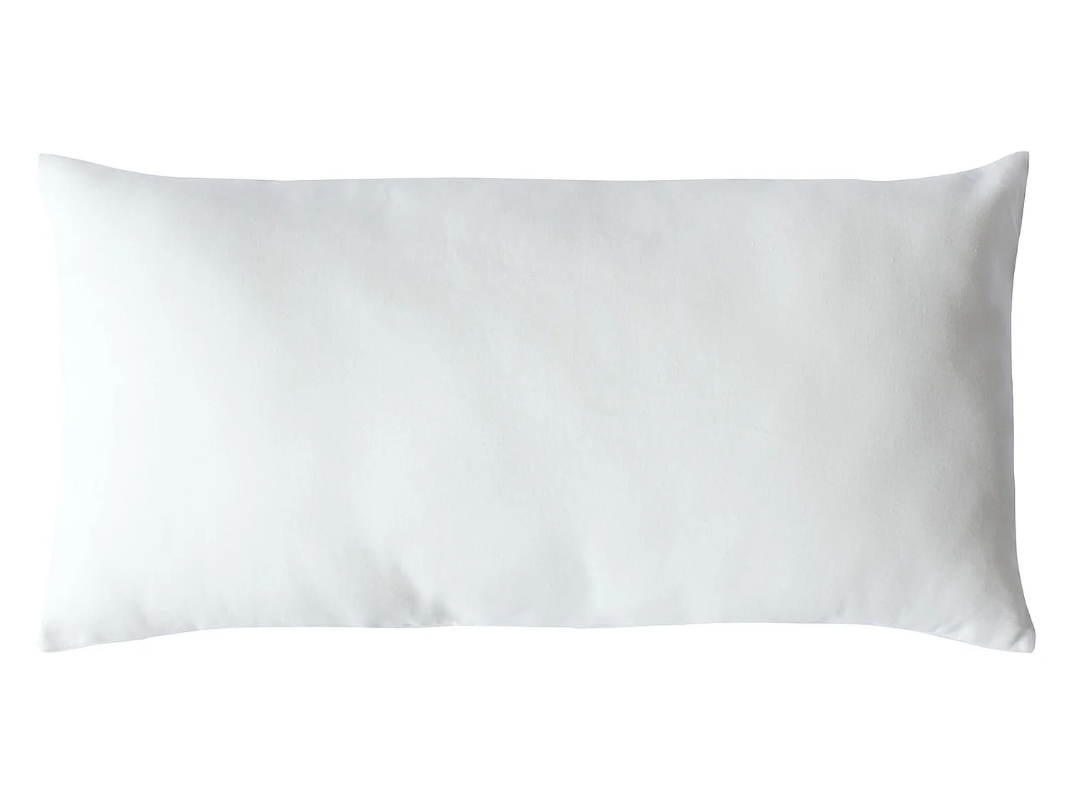 Coussin Déco Uni "Panama" 30x50cm Blanc