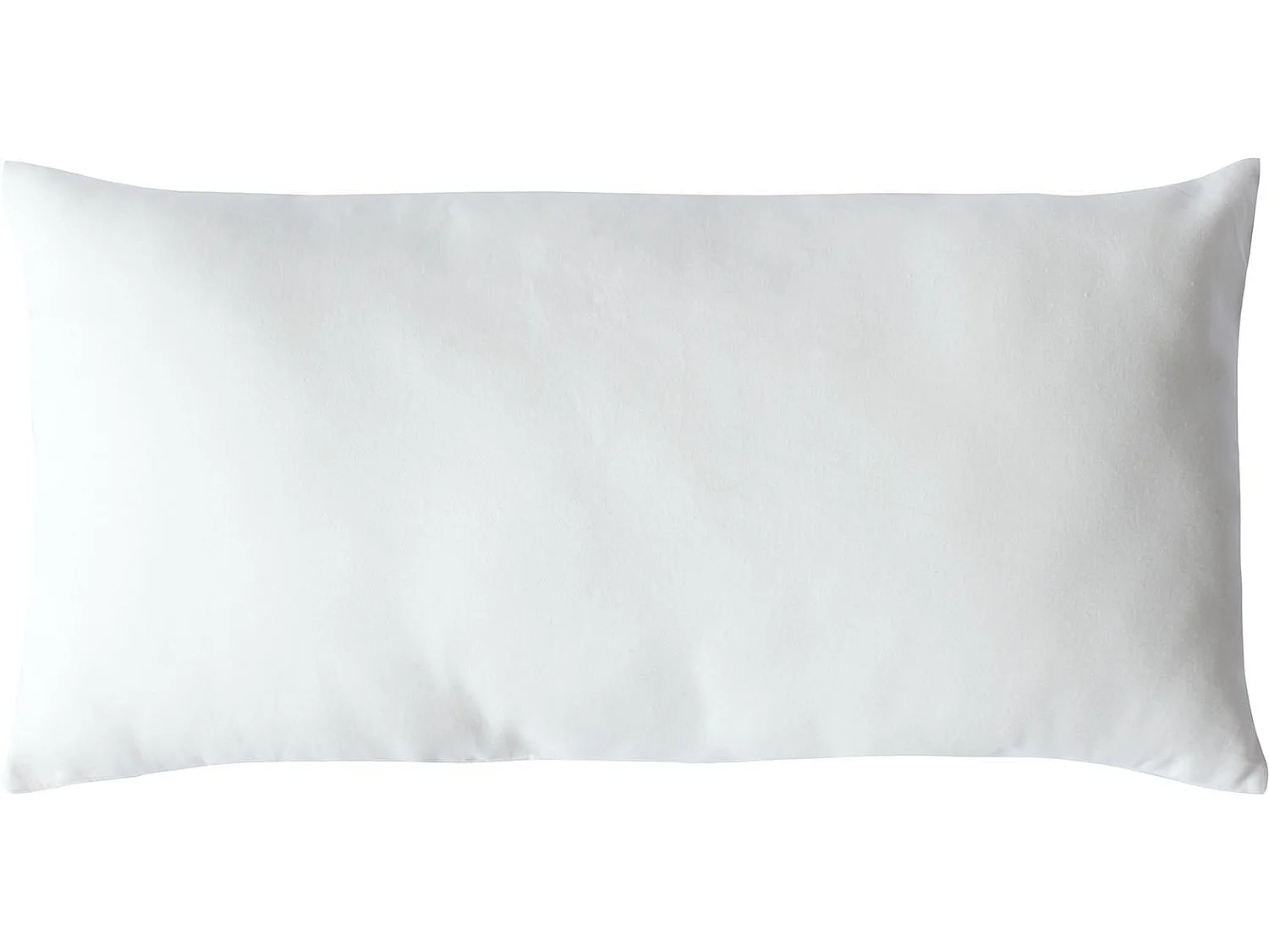 Coussin Déco Uni "Panama" 30x50cm Blanc