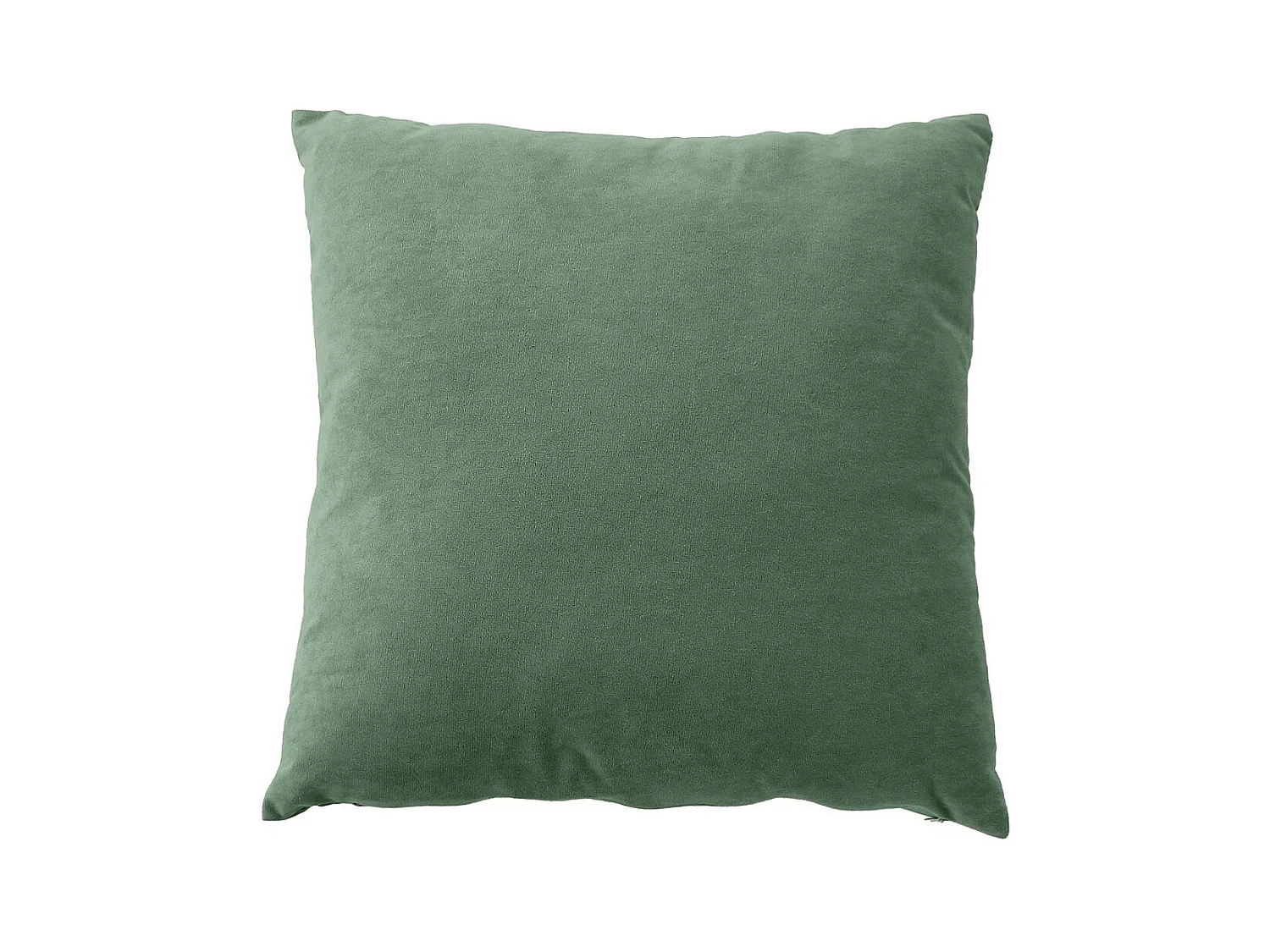 Coussin Déco en Velours "Câlin" 40x40cm Vert Argile