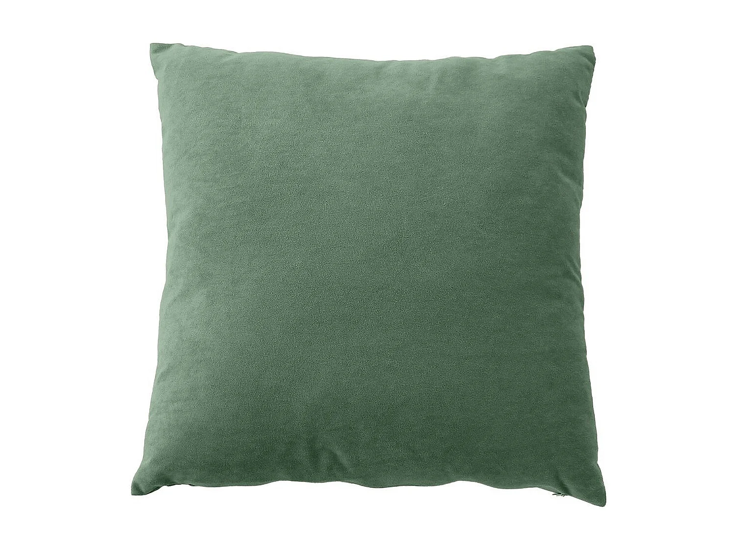 Coussin Déco en Velours "Câlin" 40x40cm Vert Argile