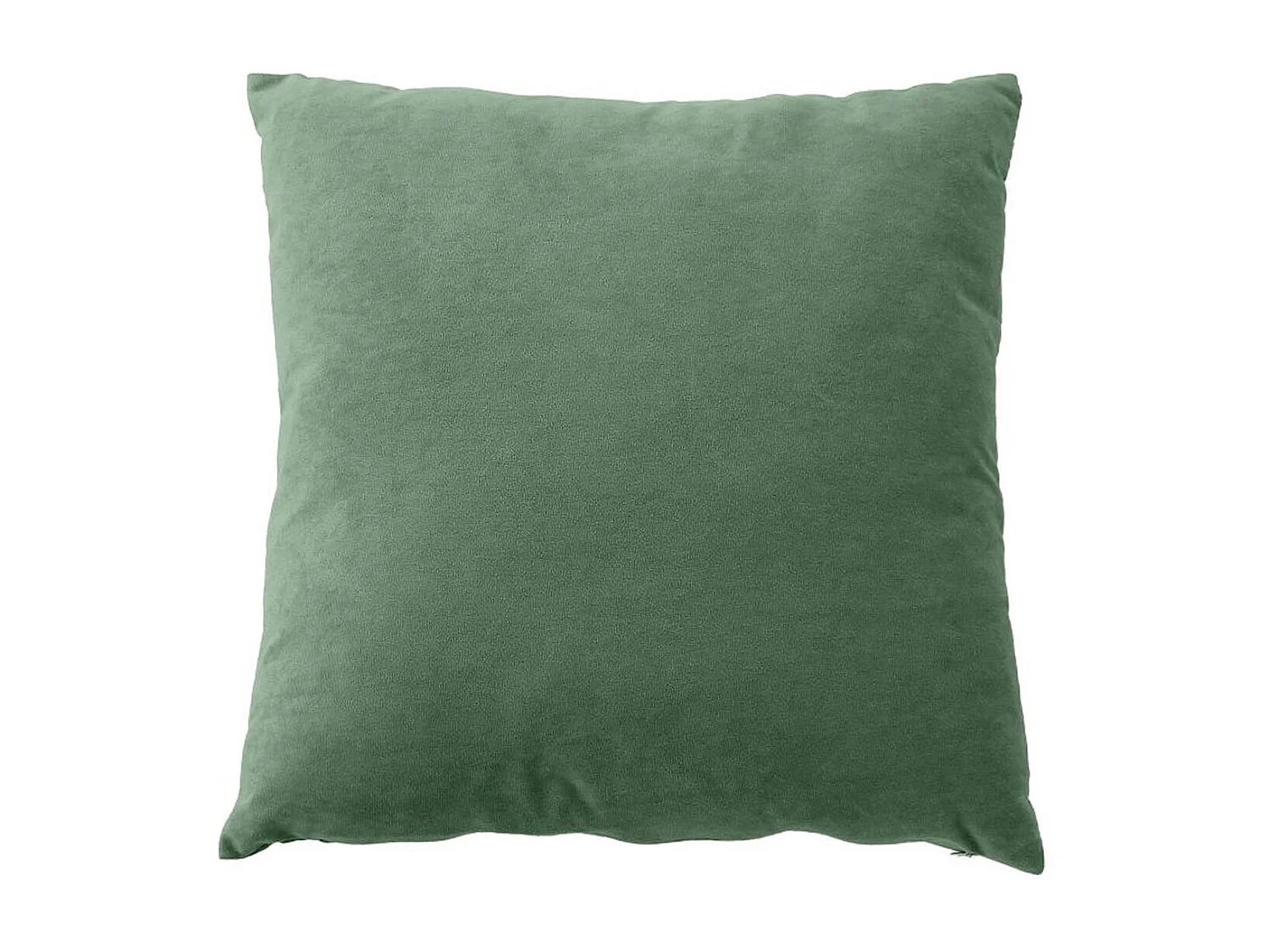 Coussin Déco en Velours "Câlin" 40x40cm Vert Argile
