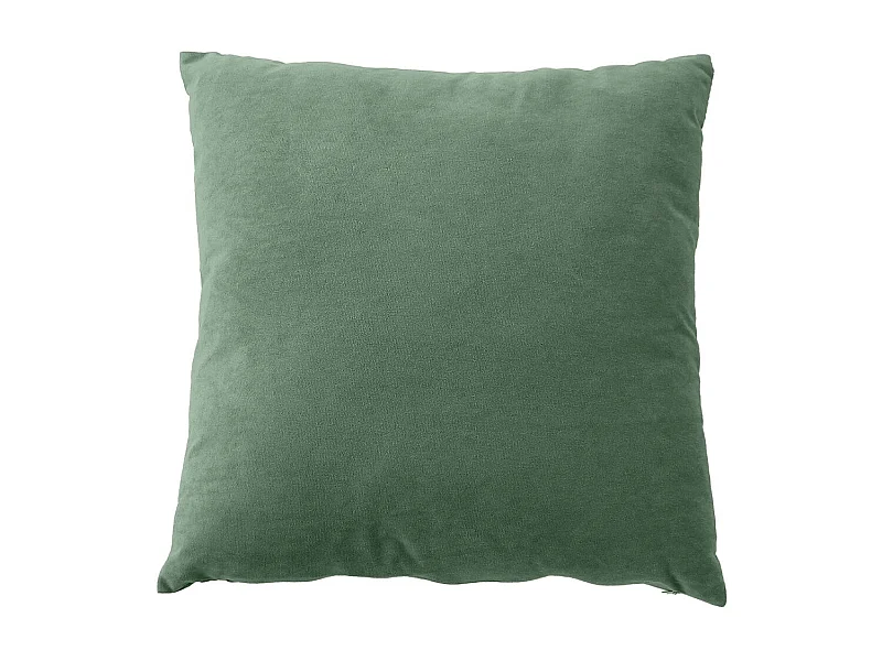 Coussin Déco en Velours "Câlin" 40x40cm Vert Argile