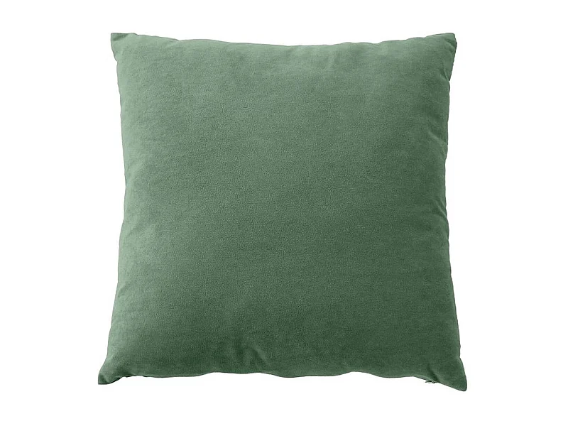 Coussin Déco en Velours "Câlin" 40x40cm Vert Argile