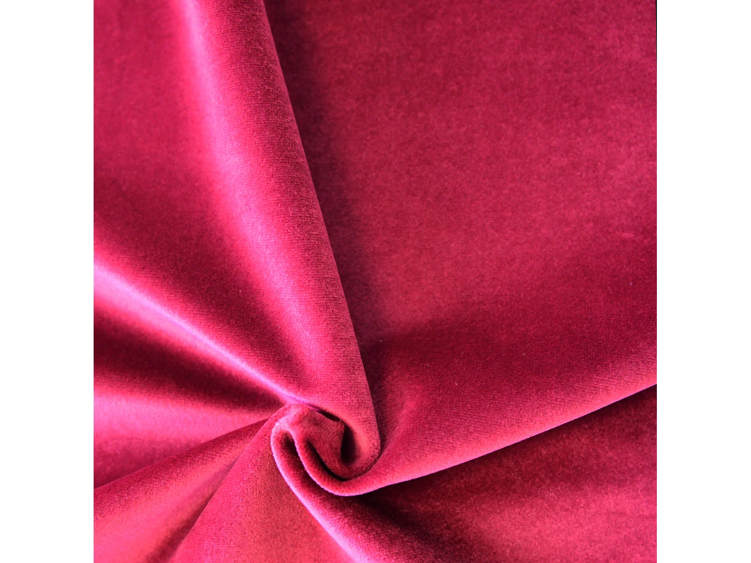 Coussin velours uni déhoussable