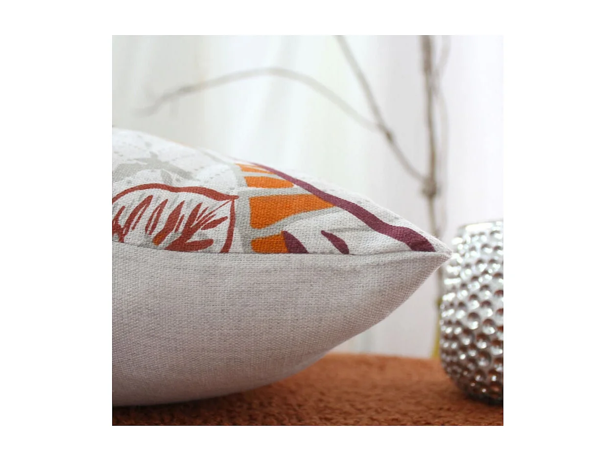 Coussin Déco Imprimé "Karabane" 30x50cm Multicolore