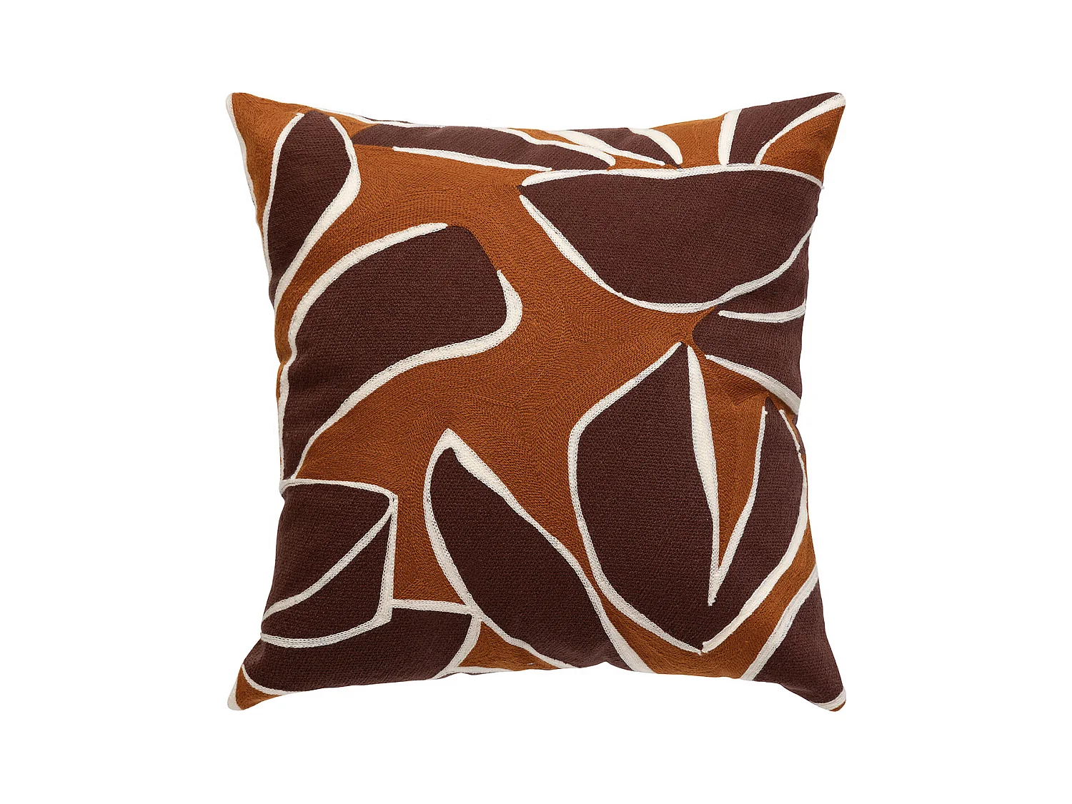 Coussin Déco Brodé "Hary" 45x45cm Multicolore