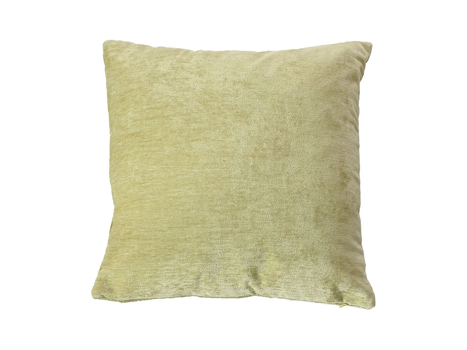 Coussin Déco en Velours "Velvet" 40x40cm Vert Tilleul