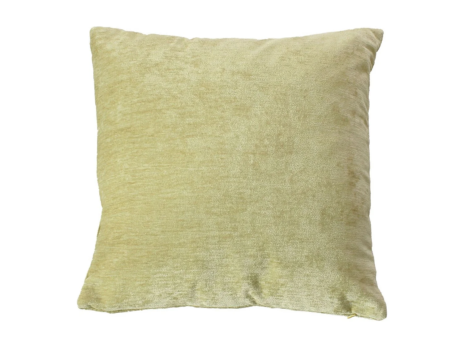 Coussin Déco en Velours "Velvet" 40x40cm Vert Tilleul