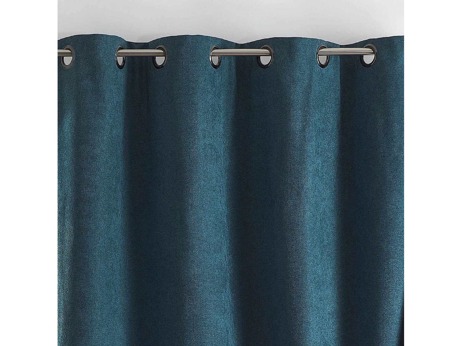 Cortina opaca, acústica y térmica de color liso KONFOR