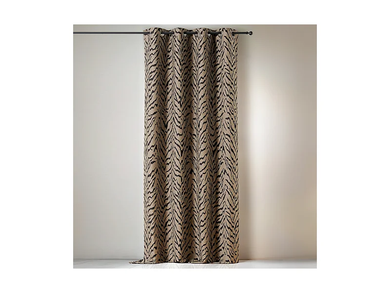Cortina con Ojetes Tigre 140 x 240 cm