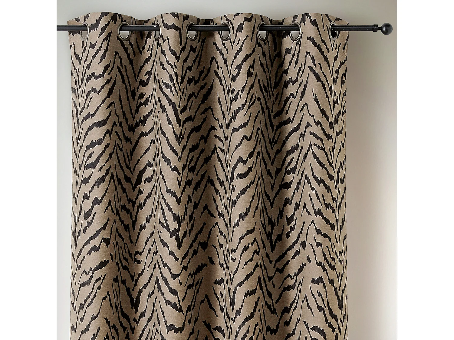 Vorhang mit Ösen Tigermuster 140 x 240 cm