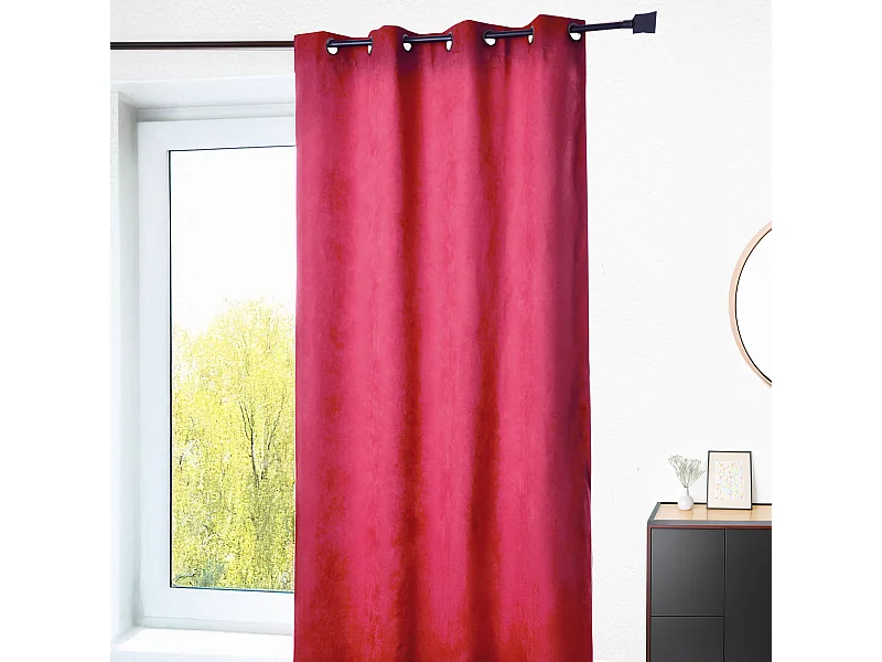 Verdunklungsvorhang Suedine Velourartig 140 x 260 cm