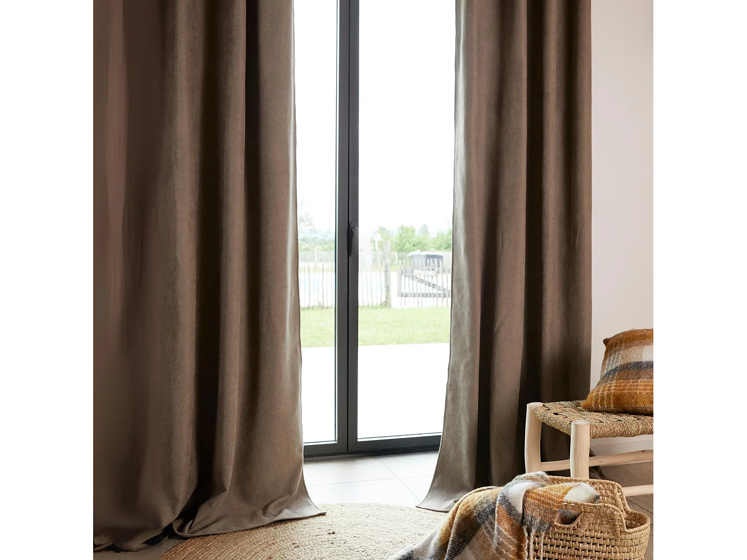 Rideau thermique phonique et semi occultant KONFOR