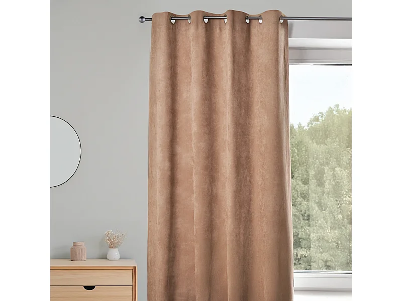 Verdunklungsvorhang Suedine Velourartig 140 x 260 cm