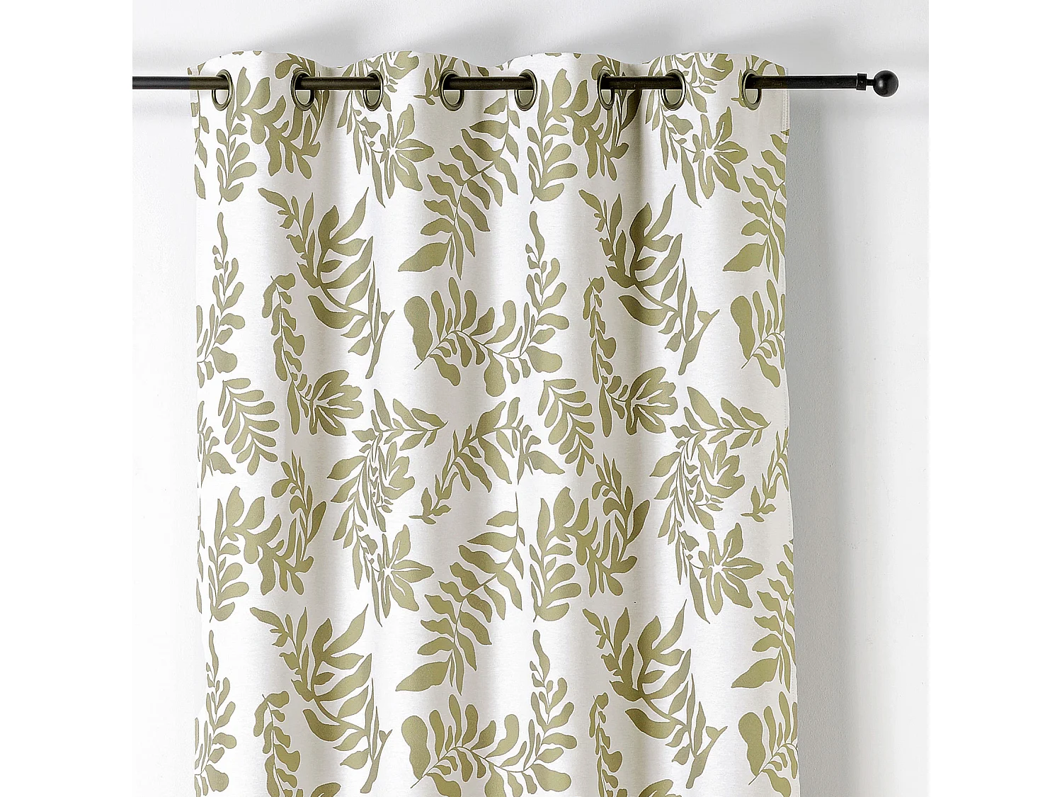 Vorhang mit Ösen im Laubdesign im Stil von Henri Matisse 140 x 240 cm