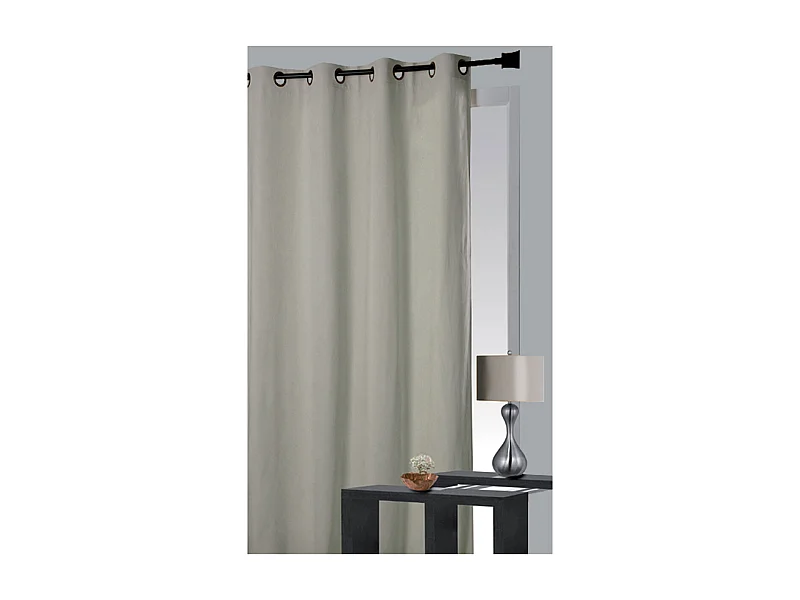 Cortina Lisa de Ante Aspecto Terciopelo